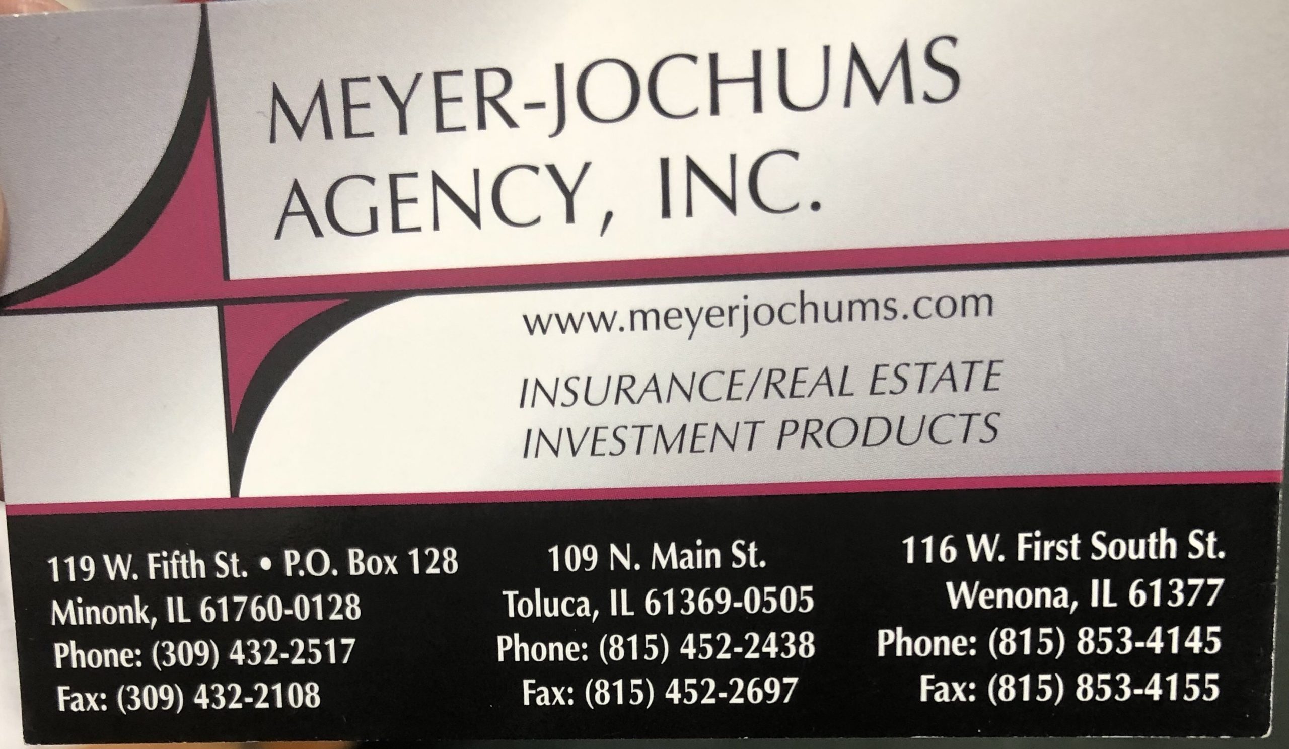 MeyerJochums Agency, Inc. City Of Wenona